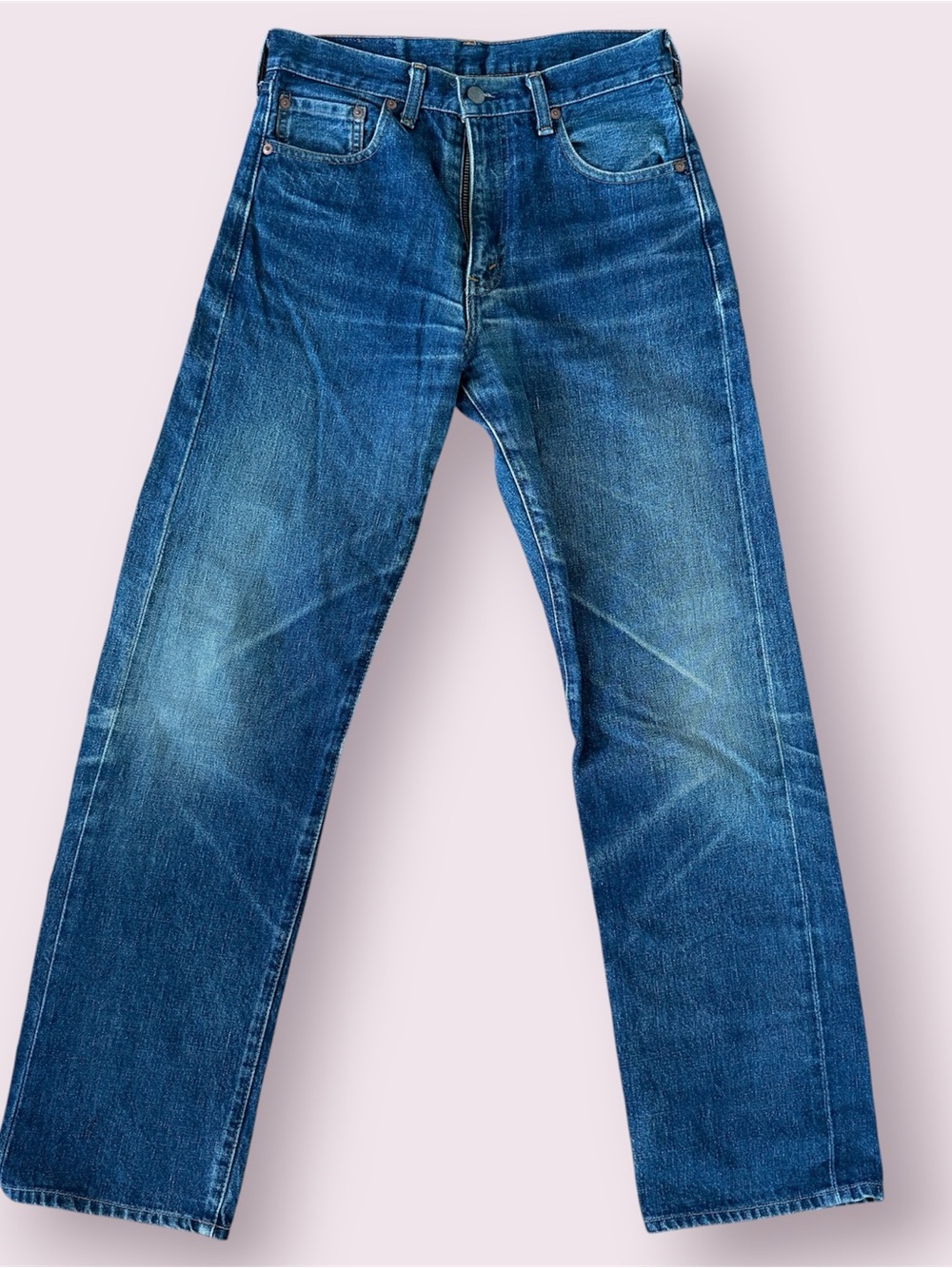 Vintage 90s Levi's 502XX Made In Japan Selvedge Denim 30x31 Talon Zip Jeans